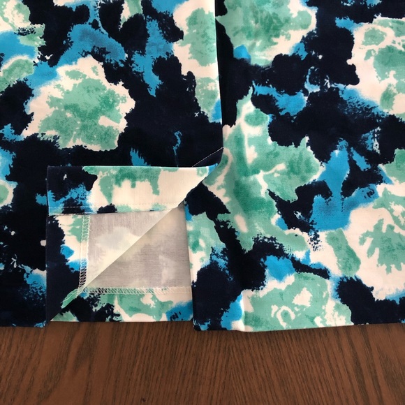 DALIA Blue Printed Skirt - Picture 3 of 3